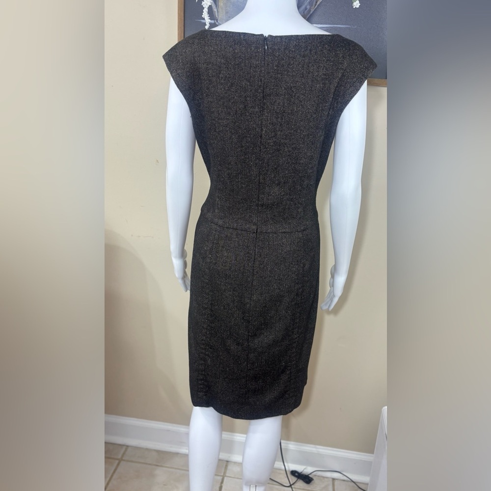 Ann Taylor Brown Tweed Sheath Dress - Picture 3 of 5